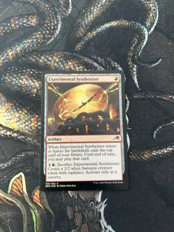 Experimental Synthesizer FOIL Common Kamigawa Neon Dynasty MTG 138 - Image 1