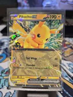 Pokemon TCG Pikachu EX Double Rare 28/131 Prismatic Evolutions - Image 1