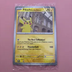 Brand New Sealed - Pokemon TCG Pikachu At The Museum Promo Card - Image 1