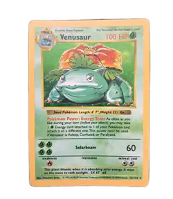 Pokemon card Venusaur Shadowless 15/102 Base Set Holo RARE EXC :) - Image 1