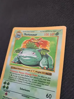 Pokemon card Venusaur Shadowless 15/102 Base Set Holo RARE EXC :) - Image 2