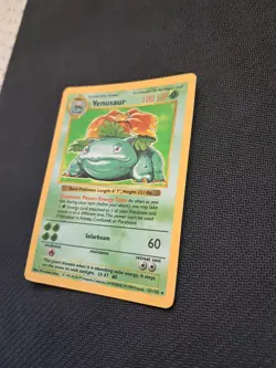 Pokemon card Venusaur Shadowless 15/102 Base Set Holo RARE EXC :) - Image 3