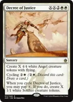 Decree of Justice X4 (Masters 25) MTG (NM) *CCGHouse* Magic - Image 1