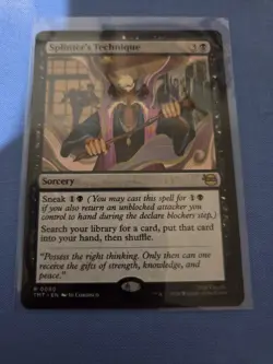 Magic The Gathering MTG Splinter's Technique TMT Rare Sorcery 0080 English 2026 - Image 1