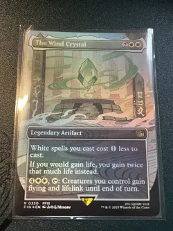 The Wind Crystal (Borderless) Final Fantasy Foil Magic the Gathering NM - Image 1