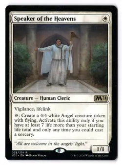 Speaker Of The Heavens NM* Core Set 2021 M21 ENGLISH 038/274 mtg -UnltdCards - Image 1