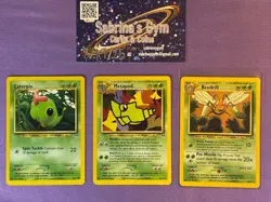 Coterie Metapod Beedrill 18/75 Neo Discovery Rare Pokemon Cards - Image 1