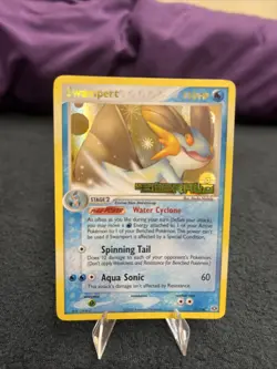 2005 Pokemon Swampert 11/106 Holo Rare EX Emerald Stage 2 Vintage LP - Image 2