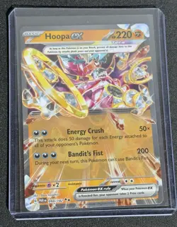 Hoopa EX 098/182 Tera Holo Rare – Paradox Rift Pokemon Card NM - Image 1