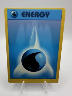 Miscut Error Water Energy 102/102 - Base Set - Vintage 1999 - Pokemon TCG - Image 1