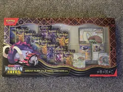 Pokemon TCG PALDEAN FATES Great Tusk Iron Treads Ex Premium Collection ✅ NEW - Image 1