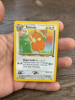 Pokemon TCG Southern Islands Raticate Card 6/18 MP - Image 1
