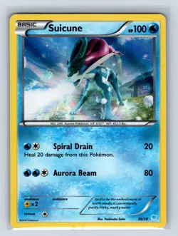 Suicune 30/30 Holo XY Trainer Kit: Pikachu Libre & Suicune NM Pokemon TCG - Image 1