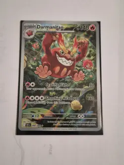 🔥Pokemon TCG Darmanitan Illustration Rare Card 098/086 Sv: Black Bolt🔥 - Image 2