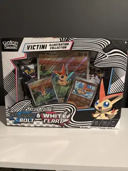 Pokemon Black Bolt and White Flare Victini Illustration Collection (New, Sealed) - Image 1