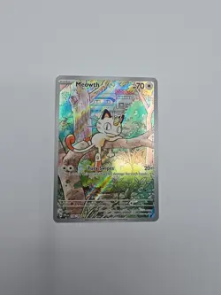 Pokemon Meowth 106/094 – Phantasmal Flames – English IR (Illustration Rare) NM - Image 2