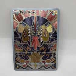 Tapu Koko Pokemon TCG Pocket Illustration Rare Immersive Textured Holo Custom - Image 1