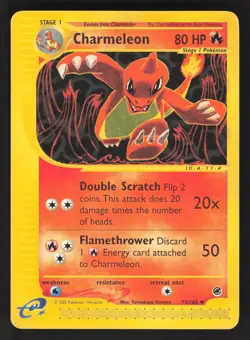 Charmeleon 73/165 Pokemon TCG Expedition LP/MP - Image 1