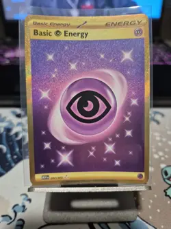 Pokemon Psychic Energy Scarlet & Violet TCG Card 207/165 151 Series Gold Hyper - Image 1