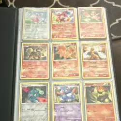 Pokemon TCG Mixed Card Lot Binder Collection Growlithe Happiny Swablu - Image 1