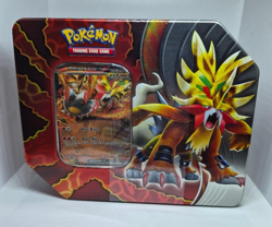 Pokemon Paradox Destinies Gouging Fire ex Tin - Image 1