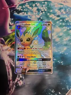 Leafeon GX SV46/SV94 Hidden Fates: Shiny Vault (NM) Pokemon TCG - Image 1