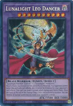 Yugioh! Lunalight Leo Dancer - RA04-EN053 - Secret Rare - 1st Edition Near Mint, - Image 1