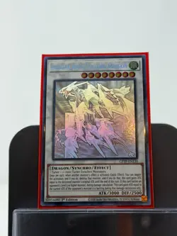 Yugioh Crystal Wing Synchro Dragon GFTP-EN130 Ghost Rare 1st Edition NM - Image 1