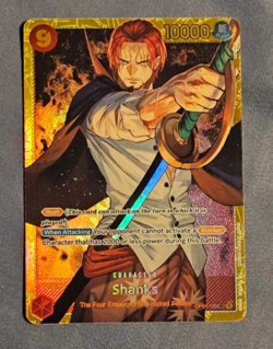 Shanks SEC OP01-120 Romance Dawn One Piece TCG English Card Near-Mint SEC - Image 1