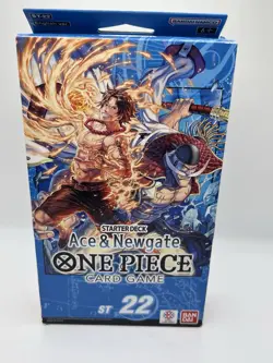 One Piece Blue Starter Deck 22 Ace & Newgate ST-22 Bonus Pack Included New - Image 2