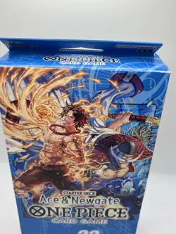 One Piece Blue Starter Deck 22 Ace & Newgate ST-22 Bonus Pack Included New - Image 3