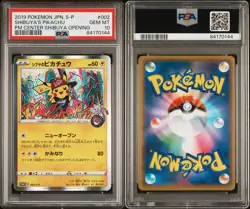 2019 Pokemon Japanese Shibuya's Pikachu 002/S-P Pokemon Center Promo PSA 10 - Image 3