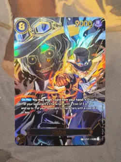 1x Sabo (OP07-118) (SP) One Piece: Carrying On His Will (OP-13) NM - Image 1