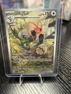 Pokemon TCG S&V: Black Bolt - Unfezant Illustration Full Art - 150/086 - English - Image 1