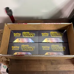 Pokemon Center Surging Sparks Scarlet & Violet Elite Trainer Box ETB CASE of 4 - Image 2