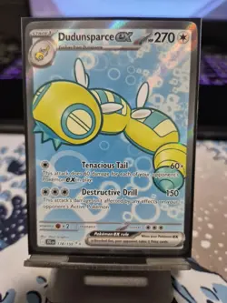 Pokemon TCG Dudunsparce EX 178/159 Journey Together Card LP - Image 1