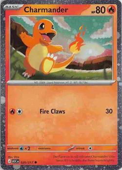 Miscellaneous Cards & Products Common 020/217 Charmander - (Cosmos Holo) - Image 1