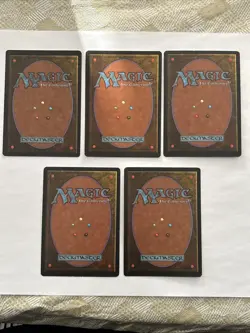 Lot Of 5 Vintage Magic The Gathering Cards - Image 2