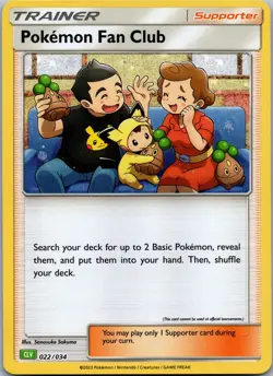 Pokemon Fan Club (CLV) Holo Trading Card Game Classic 022/034 NM - Image 1