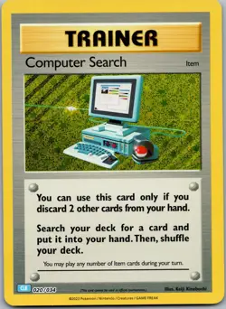 Computer Search (CLB) Holo Trading Card Game Classic 020/034 NM - Image 1