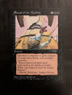 MTG Ritual of the Machine –Alliances Rare – Near Mint (NM/LP) Vintage Magic Card - Image 1