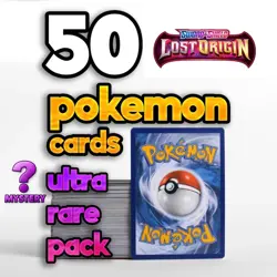50 Cards Bulk Pokemon Lost Origin Pack - Mystery Rare Holo Cards - No Dupes - Image 1