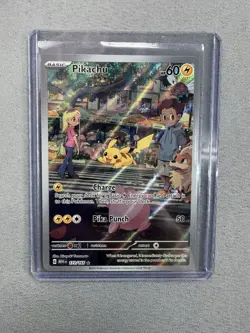Pikachu Art Rare SV2a: Pokemon Card 151 173/165 Illustration Rare MINT - Image 1