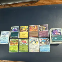 Pokemon TCG 100 Gen 1 Card Lot - 20 Holo Included - No Duplicates - Image 1