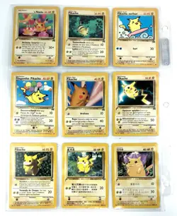 Pokemon Pikachu World Collection 2000 Complete Set 9 Cards NO FOLDER Promo - Image 1