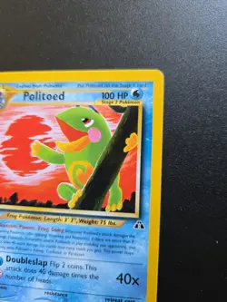 Politoed 27/75 Rare – Neo Discovery 2001 WOTC Pokemon TCG Card NM Non Holo - Image 4