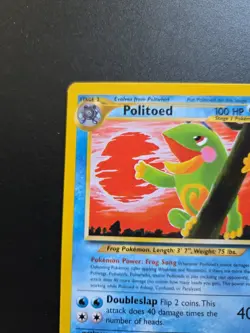 Politoed 27/75 Rare – Neo Discovery 2001 WOTC Pokemon TCG Card NM Non Holo - Image 5