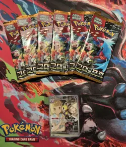 6 SEALED PACKS ANCIENT ROAR KOREAN POKEMON WITH KOREAN AR CARD #105 - Image 1