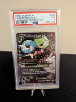 Pokemon TCG M Gardevoir EX Full Art RC31/RC32 XY Generations Card PSA 7 - Image 1