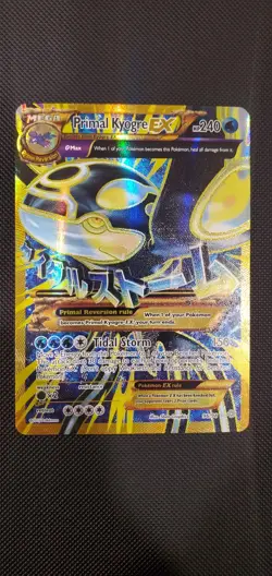 2015 Pokemon XY Ancient Origins #96 Primal Kyogre EX UR FULL ART - Image 1